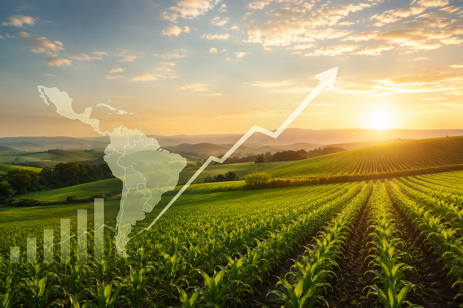 América Latina impulsará el crecimiento agrícola hacia 2035: oportunidades para importadores y distribuidores