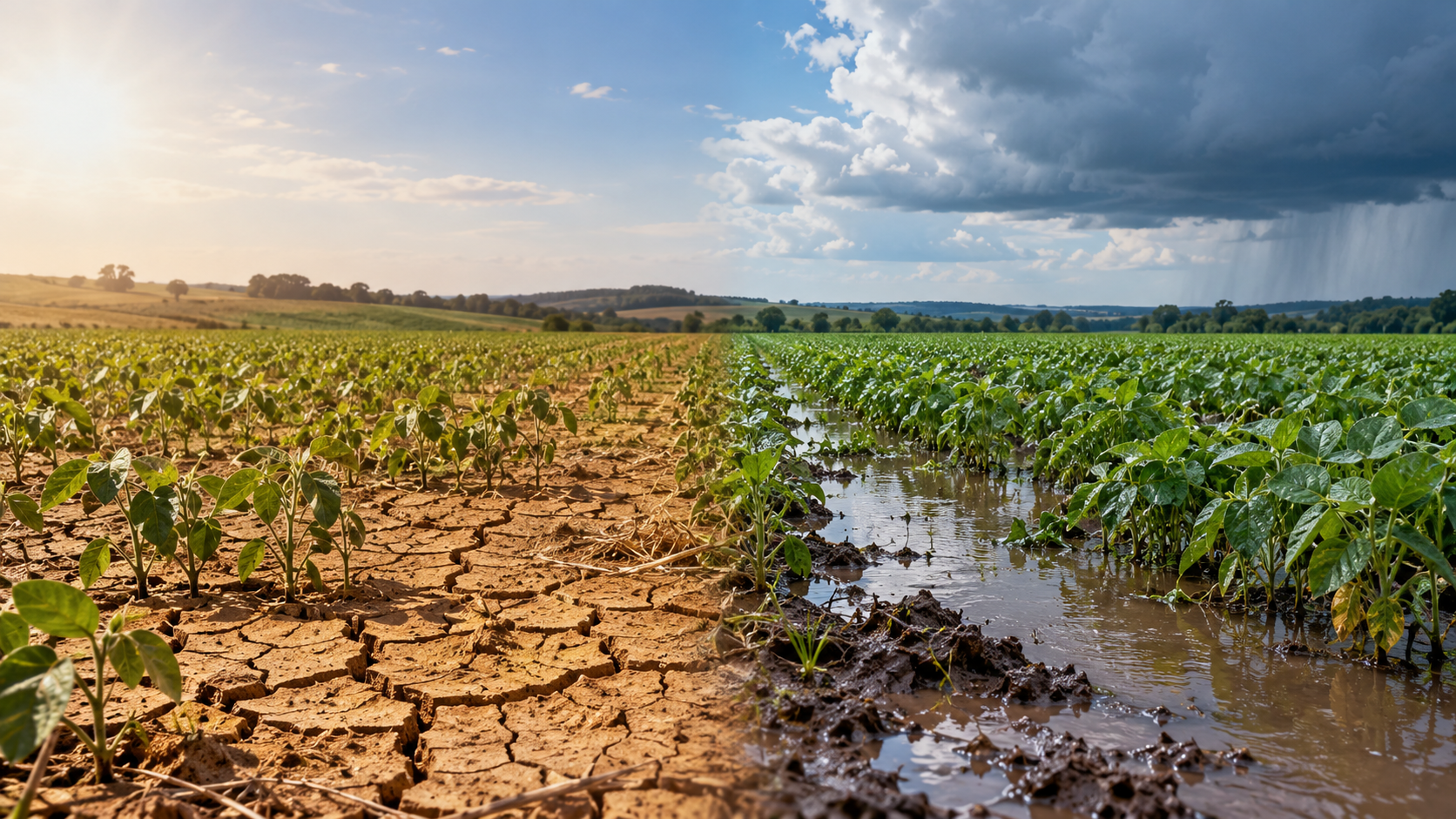 Enquanto falta água em uma região, sobra em outra: como o clima desafia o agro brasileiro