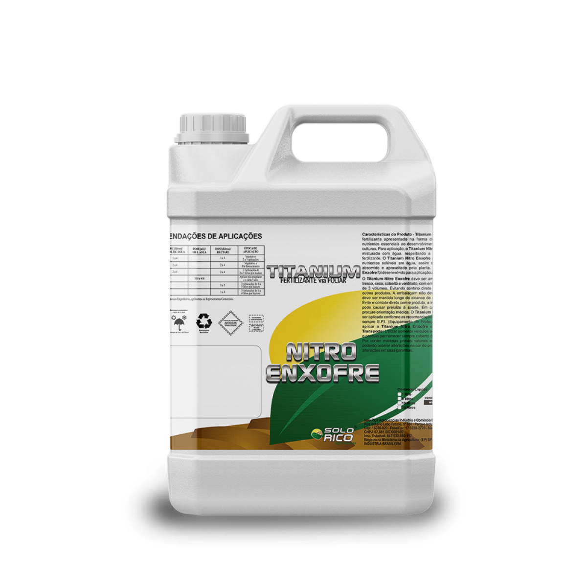 Foliar Nitro Enxofre Linha Foliar Solo Rico 2243